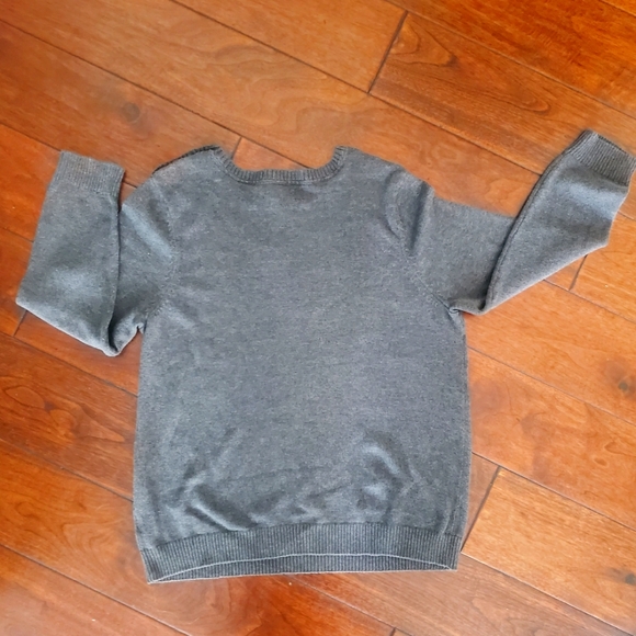 Grey knit sweater with pug dog graphic. CHARTER CLUB xxl - Picture 4 of 7